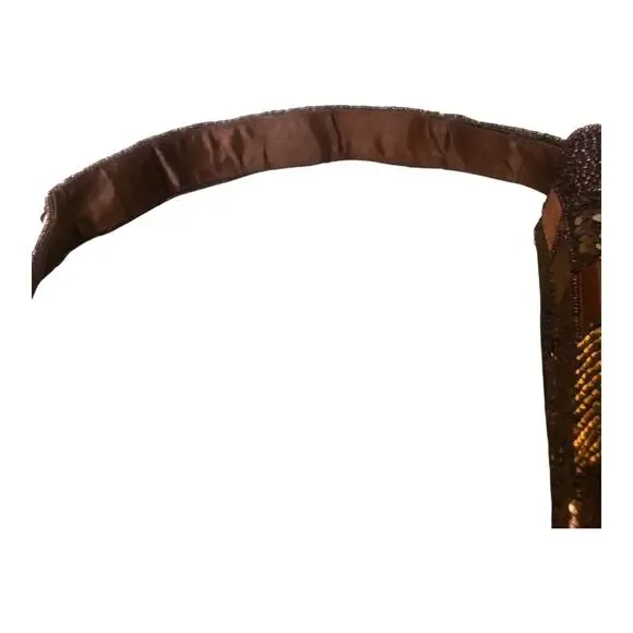 K.C. Malhan Marilyn Purse Beaded Sequined Evening Shoulder Bag Magnetic Clasp - Picture 10 of 16